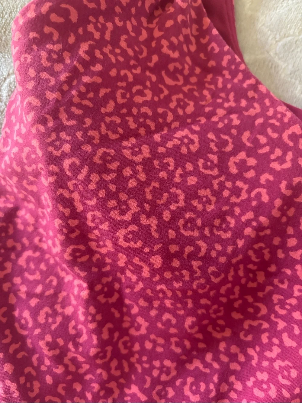 Lululemon floral cheetah print align tank top cropped, clothes